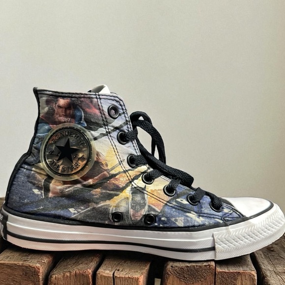 🖤 Converse Batman v Superman High Top Sneakers – Men’s 7.5 / Women’s 9 - Picture 7 of 16